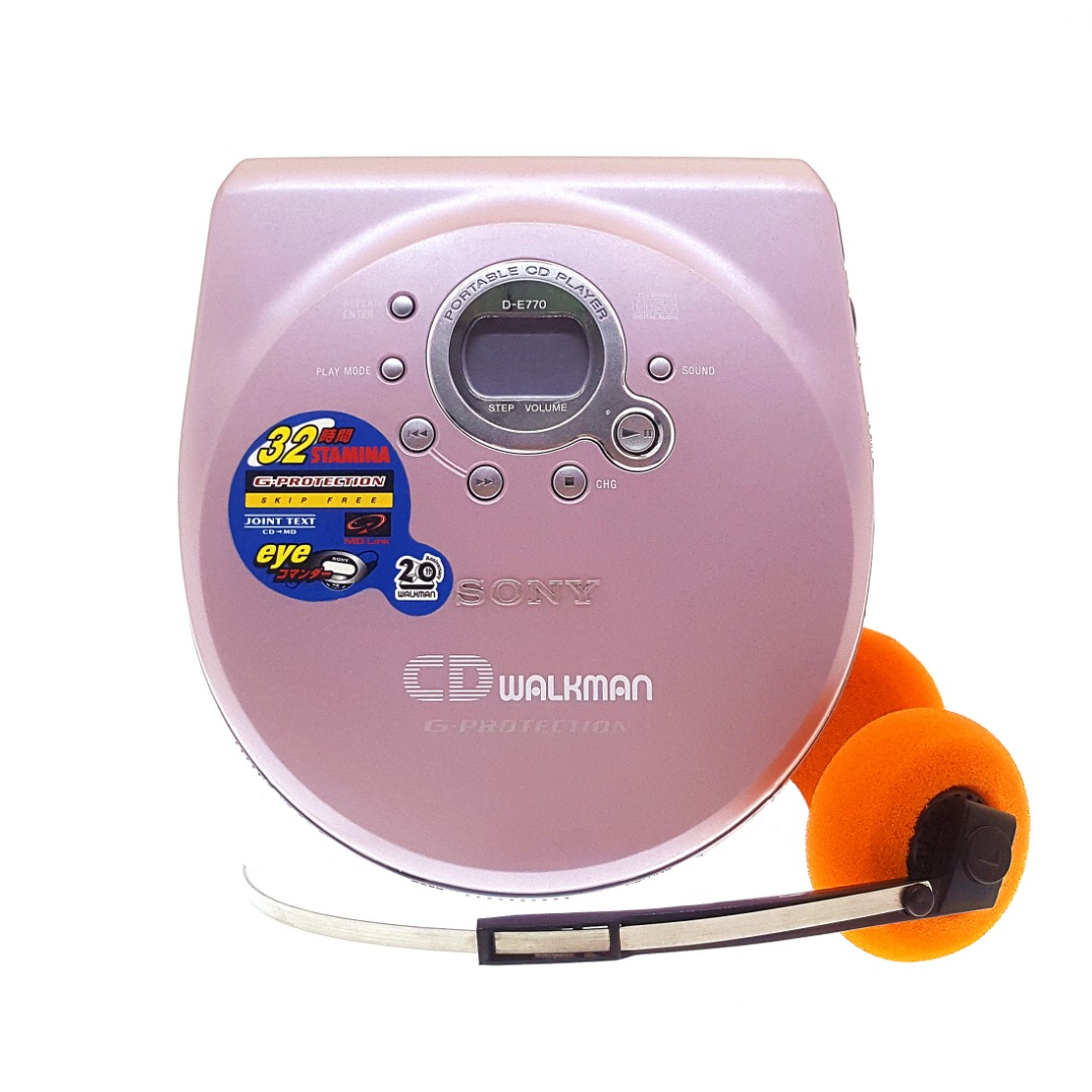 SONY CDウォークマン D-E770 PINK - ポータブルプレーヤー