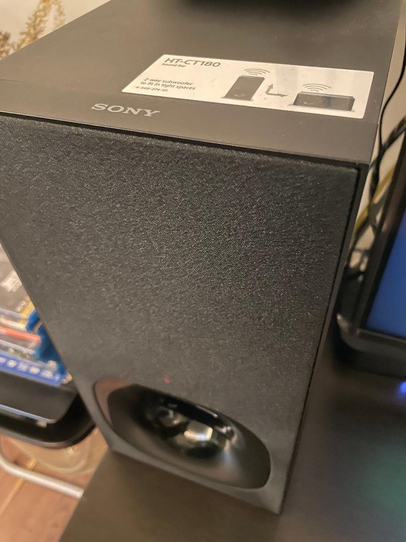 Sony HTCT180 Sound Bar with Wireless Subwoofer (100 W, Clear Audio