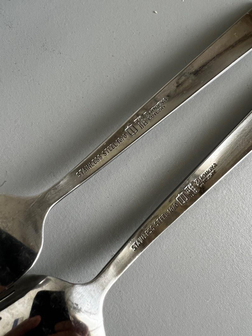 Stainless Steel Spoon and Forks 12 pcs set, Furniture & Home Living