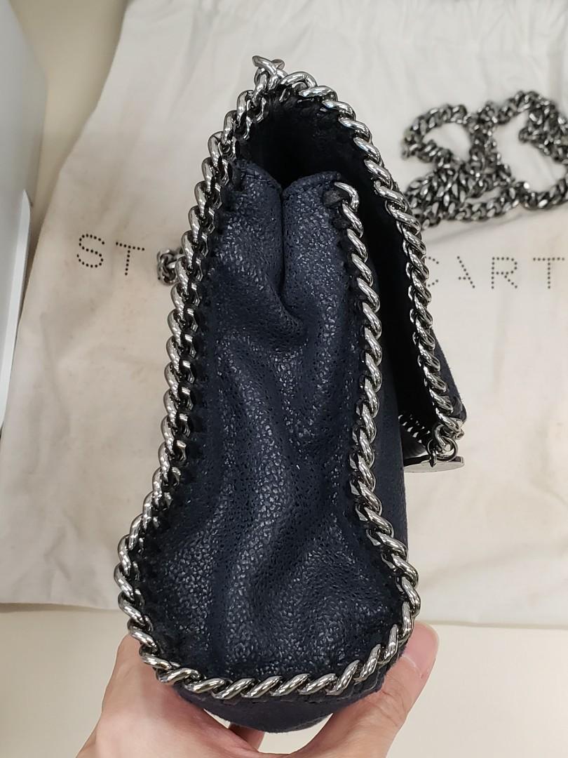 Stella Mccartney falabella vegan leather mini crossbody bag, 名牌, 手袋及銀包