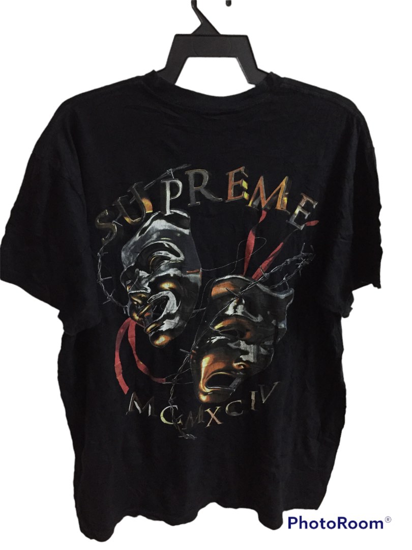 Supreme Drama Mask T shirt Men s Fashion Tops Sets Tshirts