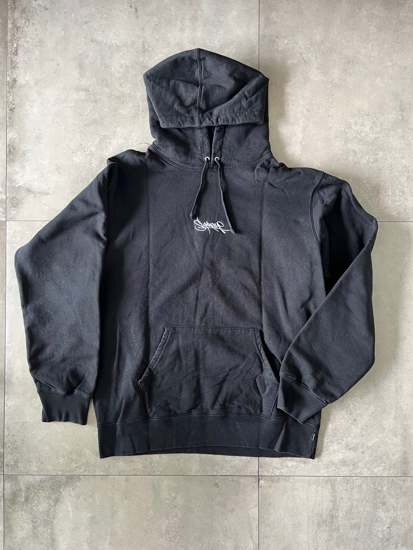 Supreme tag logo hoodie sale