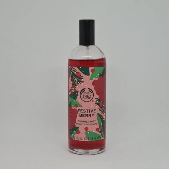 Festive berry shimmer shop mist body shop