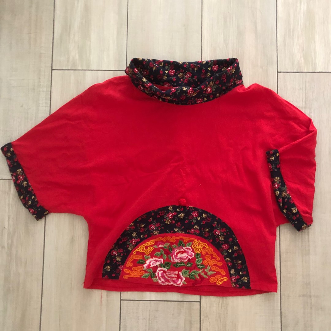 Traditional Chinese Top, Women's Fashion, Tops, Other Tops on Carousell