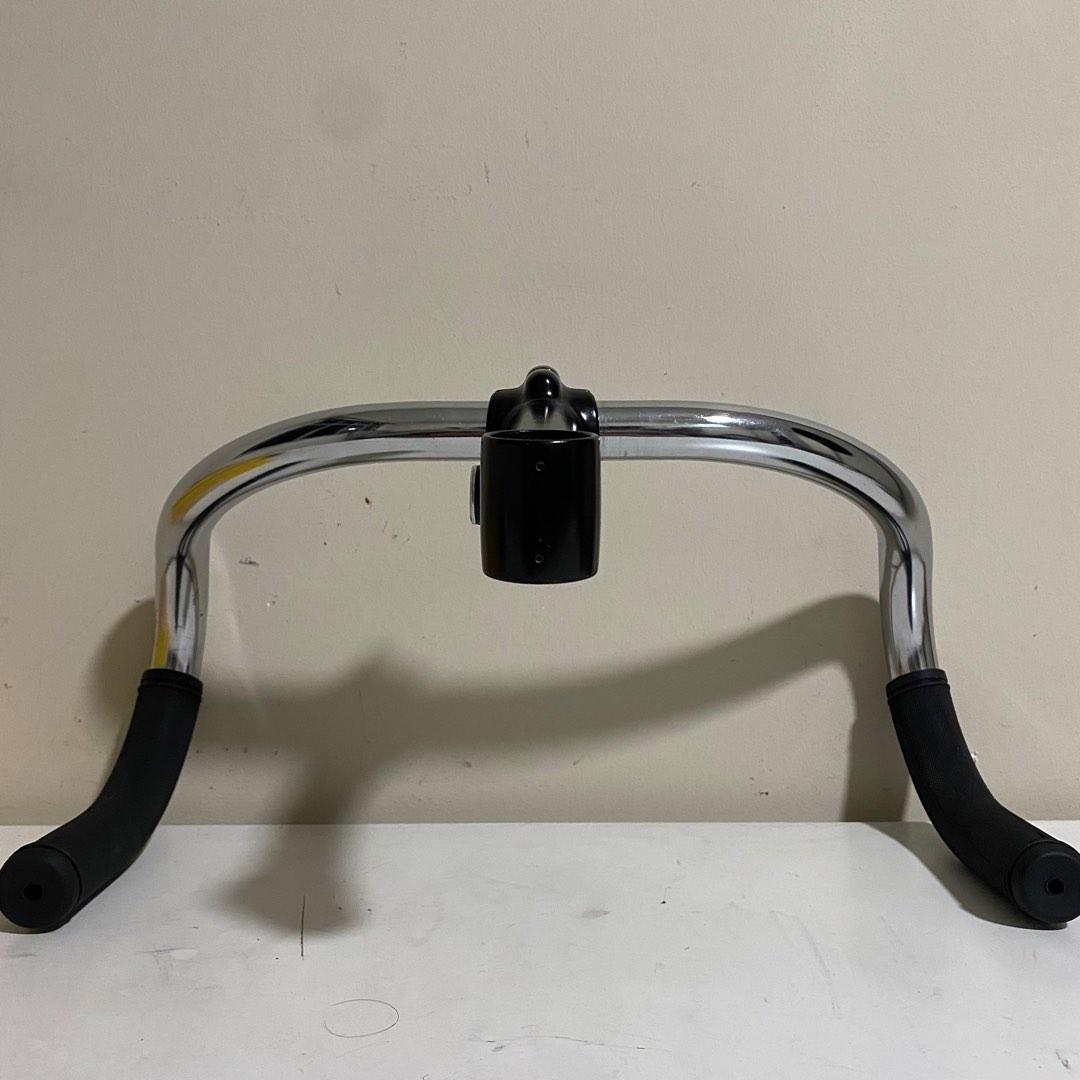 Guidon Nitto Olympiade Dropbar En Acier - Argent - Pour Vélo De Route - Occasion