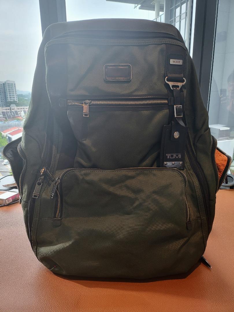 TUMI Travel Backpack with Luggage Handle Men s Fashion Bags