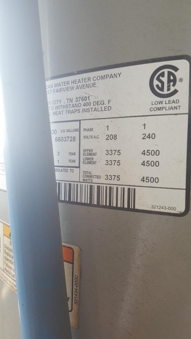 US Craftmaster 50 Gallons Storage Water Heater (Grey) Dual Heating