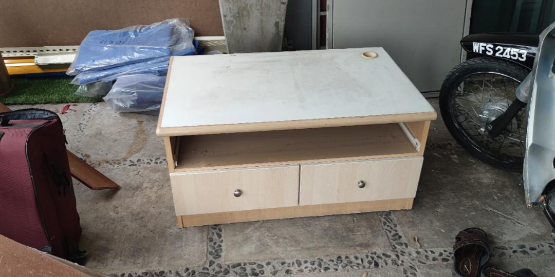 USED TV WITH DRAWERS, Furniture & Home Living, Furniture, TV