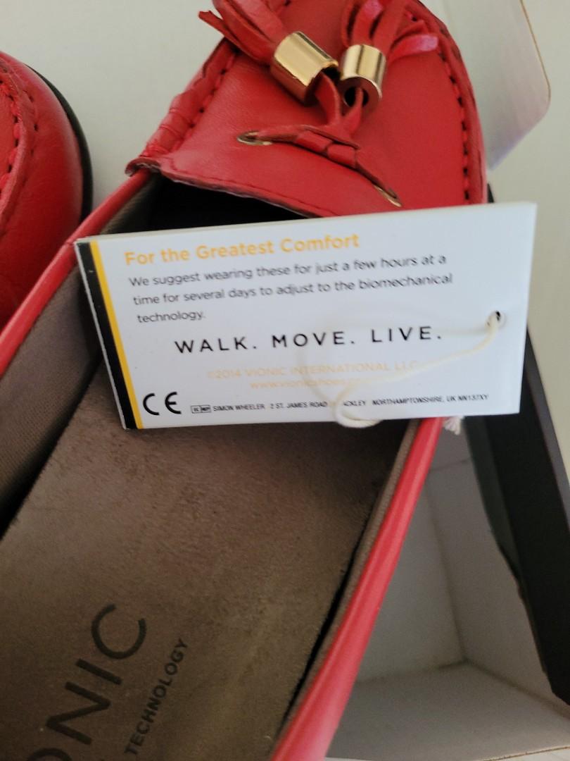 Red vionic shoes outlet