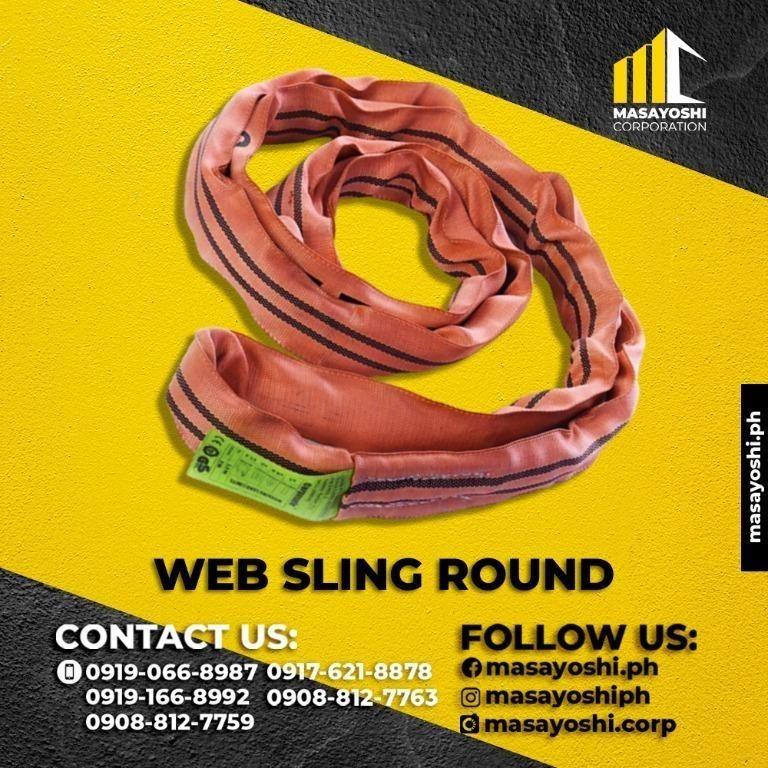 Web Sling Round | Rigging | Lifting | Lifter | Choker | Webbing Sling ...