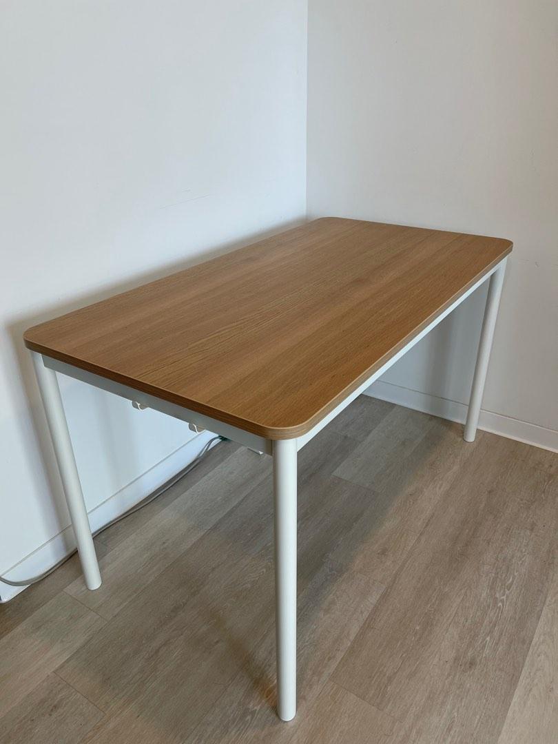 White Modern IKEA TOMMARYD Table/Desk For Sale, Furniture & Home Living
