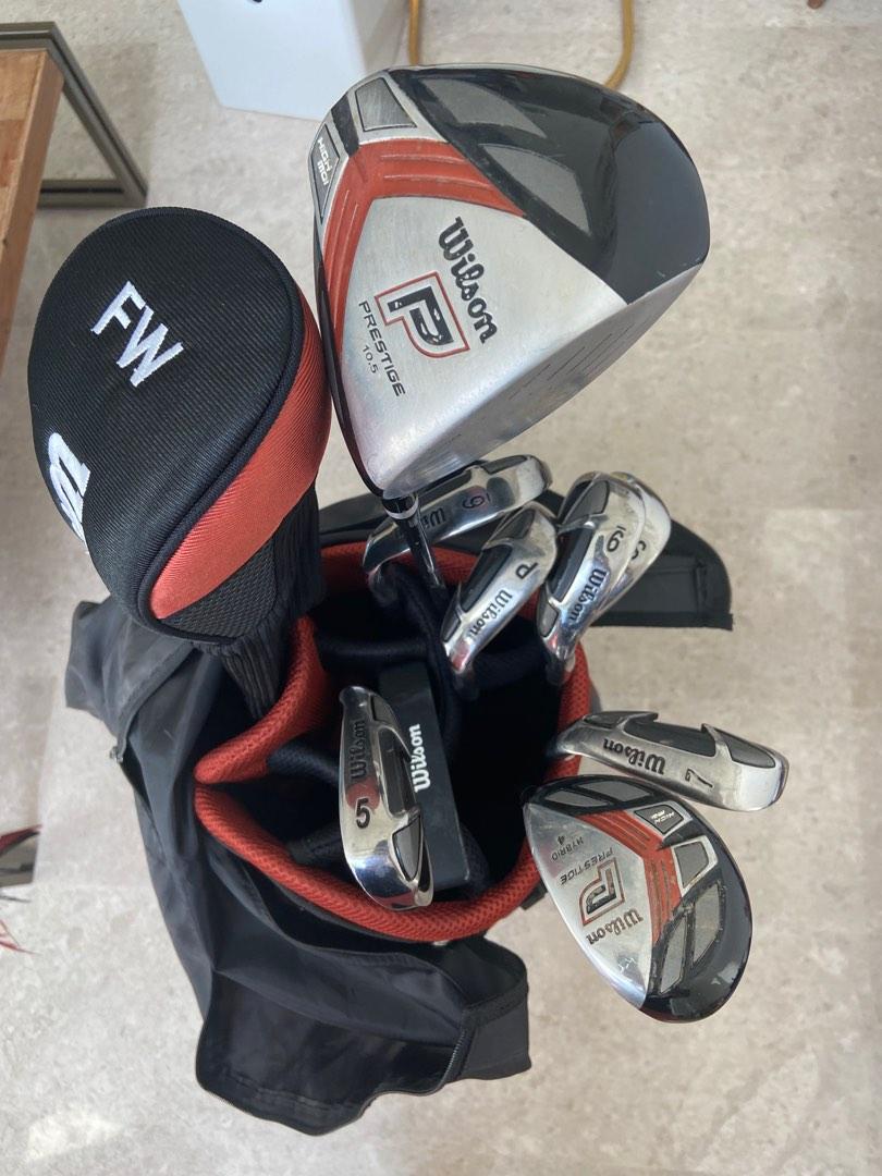 Wilson prestige golf set with bag 11 clubs graphite, Sports Equipment