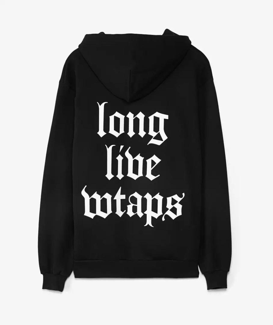 WTAPS LLW 212ATDT-HP01S LONG LIVE WTAPS HODDIE, 男裝, 上身及套裝