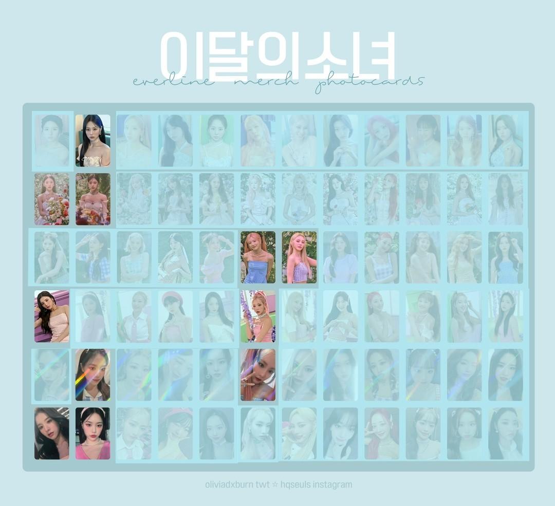 loona flip that Everline MD ゴウォン トレカ セット WTT] LOONA Everline Flip That MD Photocards Holos Card