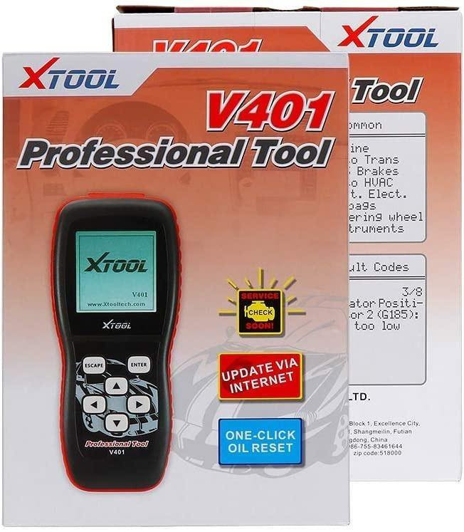 XTOOL V401 Auto Code Reader Scanner Clear Fault Code Engine System ...