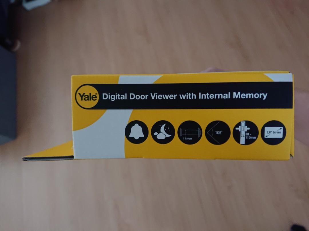 Yale Digital Door Viewer with Internal Memory, Furniture & Home Living