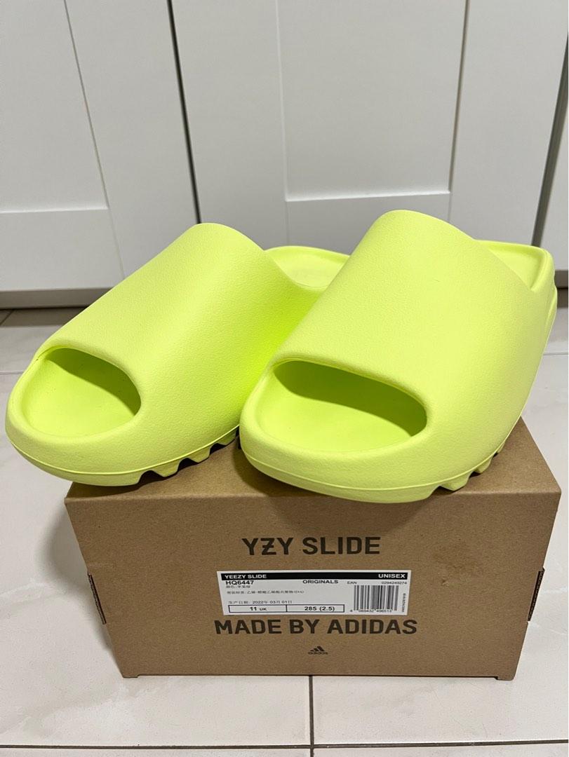 【最安値・即日発送】yeezy slide 28.5 glow green