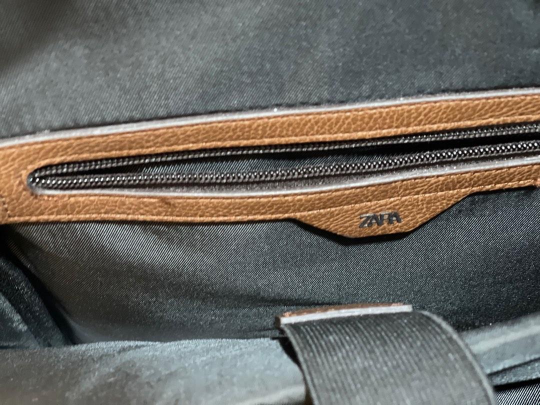 ZARA Backpack Laptop Universal Brown, Fesyen Pria, Tas & Dompet