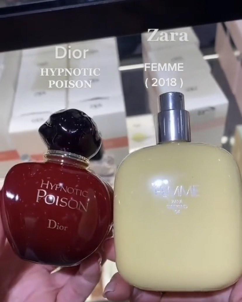 Zara perfume Femme dupe dior hypnotic poison