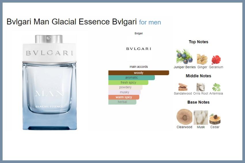 Bvlgari glacial sales essence notes