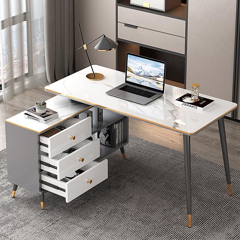 HF 120/140CM Office Table Study Desk Computer Table Free Delivery, Furniture & Home Living