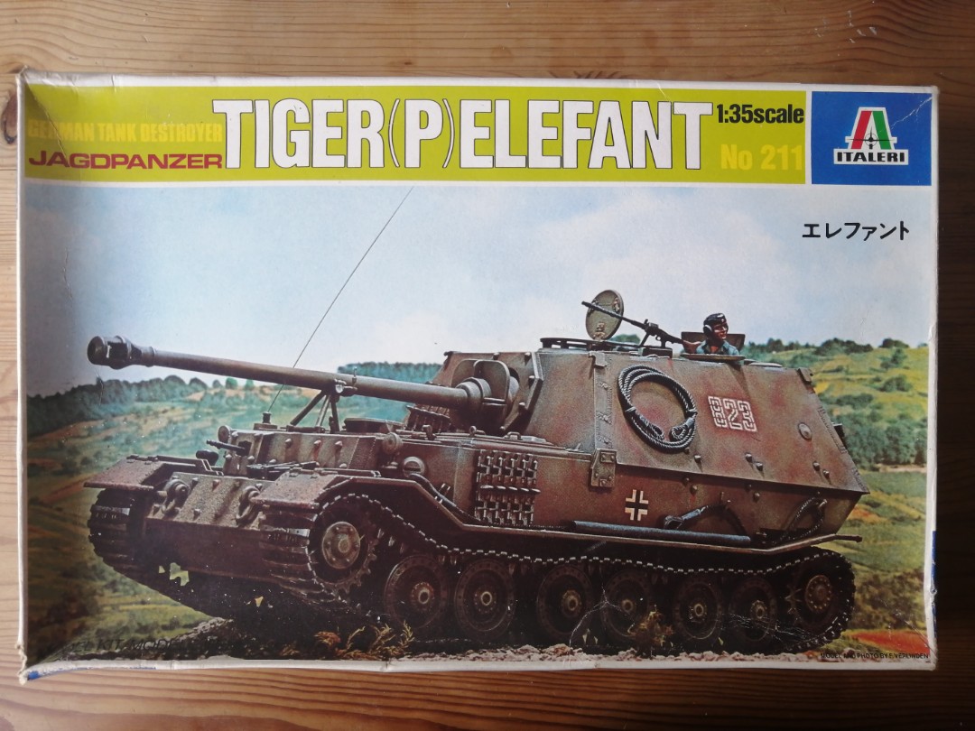 1/35 Elefant Italeri, Hobbies & Toys, Toys & Games on Carousell