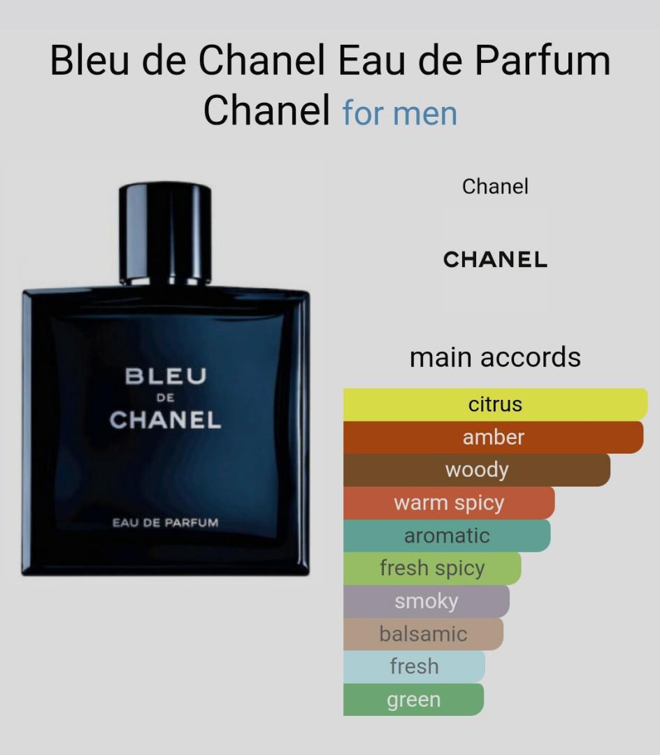 150ML Bleu De Chanel Eau De Parfum EDP For Men, Beauty & Personal