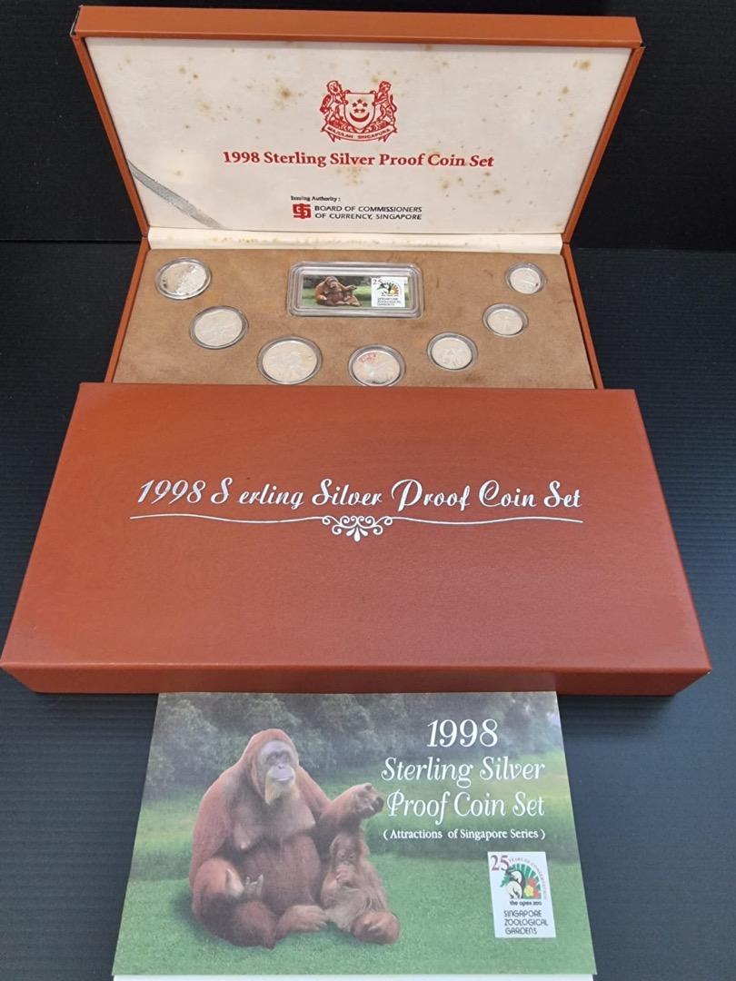 1998 Sterling Silver Proof Coin Set, Hobbies & Toys, Memorabilia ...