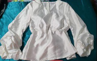 1 set blouse and mermaid skirt