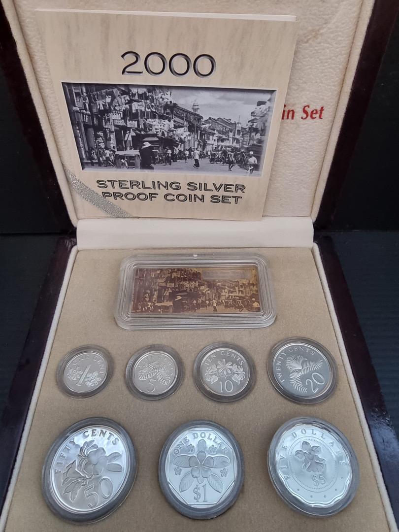 2000  Sterling  Silver  Proof  Coin  Set