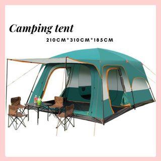 6-8 PERSONS Outdoor 210x310x185cm Large Camping Tent Waterproof family tents for Outdoor