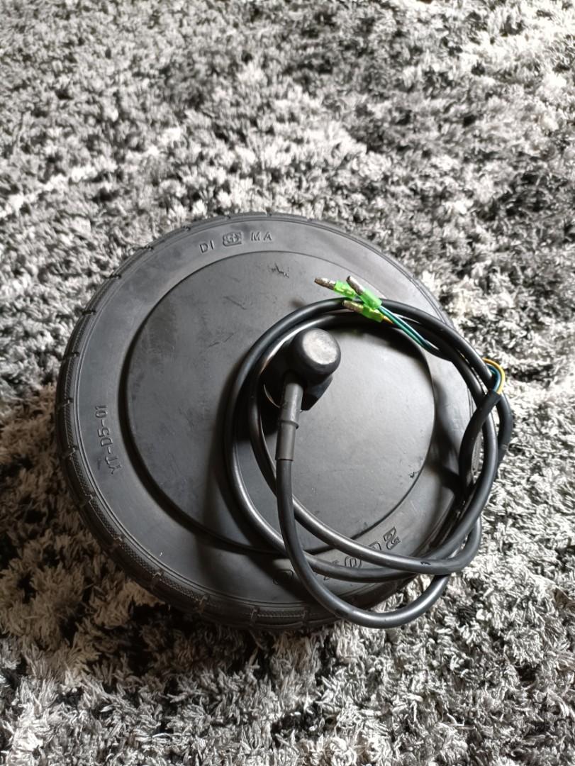 8 inch brushless hub wheel for scooters (Category: Skates, Rollerblades & Scooters) located in Makati City. Submitted by ebisan (Listing ID 1184766376, Image 2). Description: 8 inches brushless hub wheel for scooters 200 x 40 mm (diameter x width) 3 wire connector.