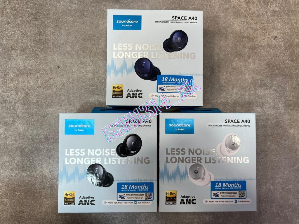 全新行貨門市現貨】Anker Soundcore Space A40 主動降噪真無線