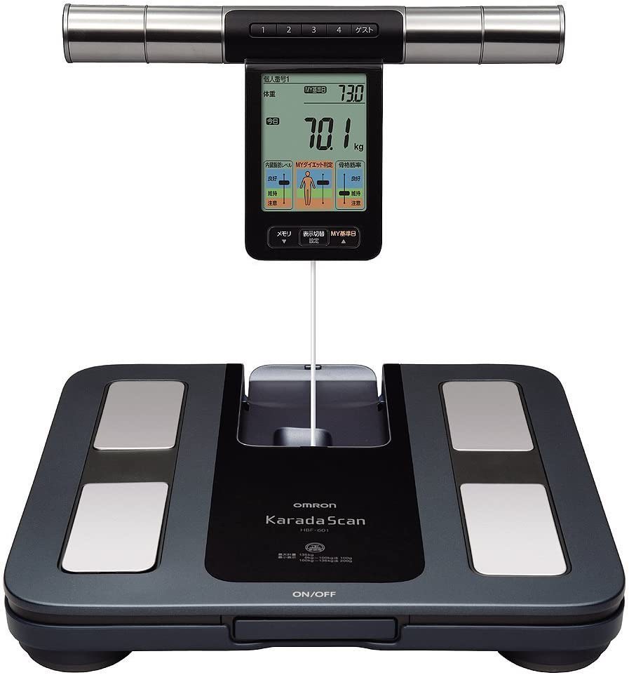 全新OMRON 體脂磅日版HBF-601 歐姆龍脂肪磅體脂稱體脂秤脂肪測量器 