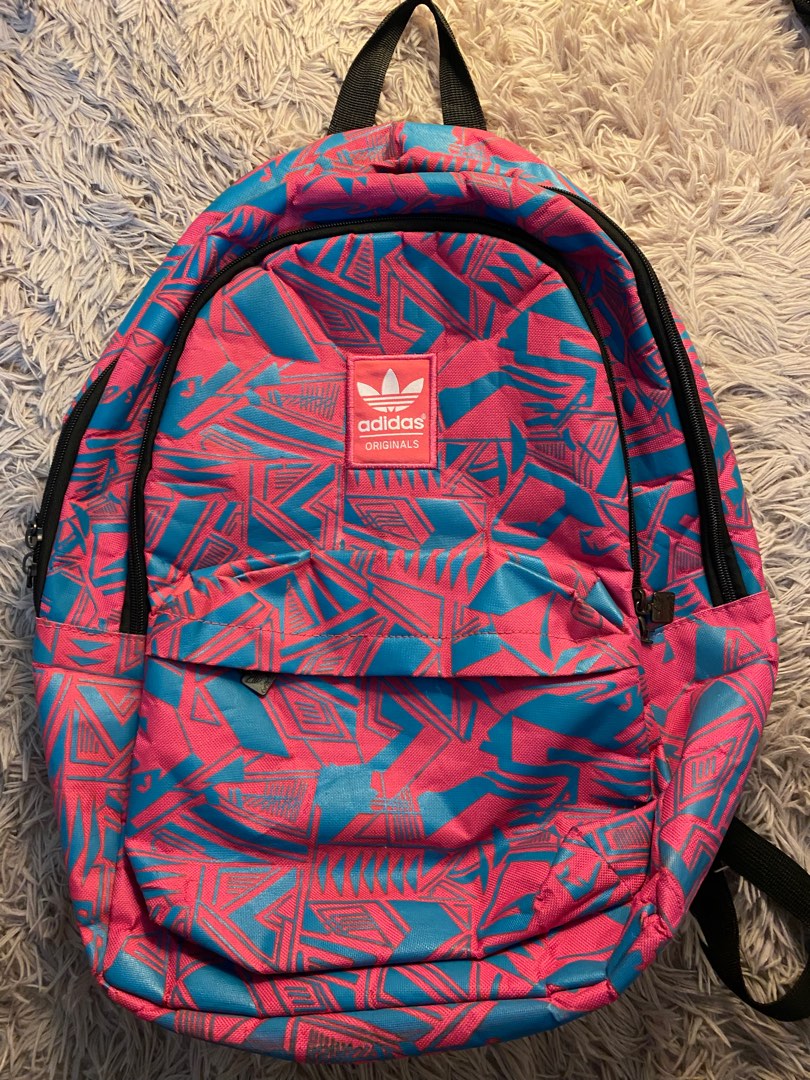 Adidas cheap pink bookbag
