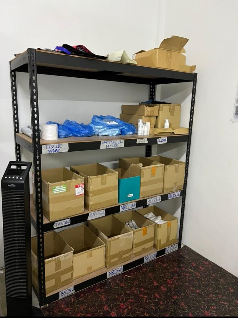 Adjustable Boltless rack 3/4 tier Heavy duty, Furniture & Home Living