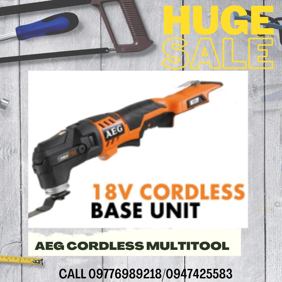 AEG CODLESS MULTITOOL, Commercial & Industrial, Construction Tools ...
