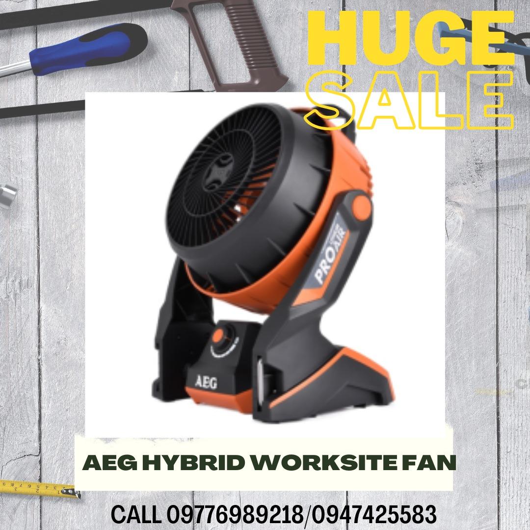 AEG HYBRID WORKSITE FAN, Commercial & Industrial, Industrial Equipment ...