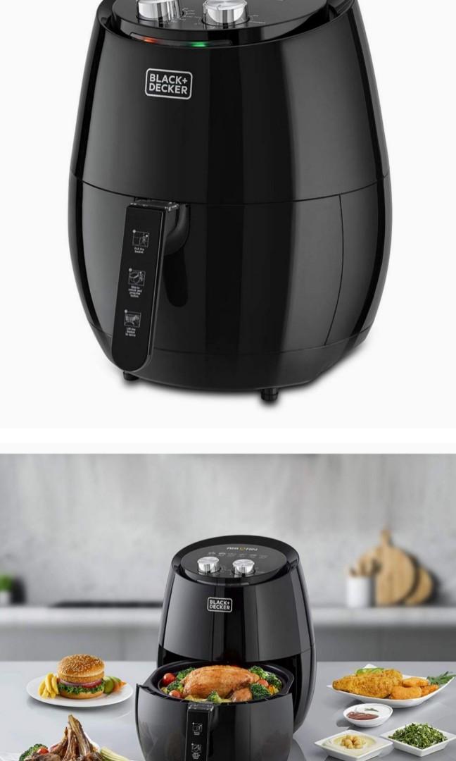 Air Fryer - Black & Decker (Category: Cookware & Accessories) located in Marikina City. Submitted by ichpd (Listing ID 1184808647, Image 3). Description: For Sale Black&Decker Air Fryer 4.5L AF350-B5 Bought at Dubai Brand new Rfs: na stock lang Complete Selling for only 6,200 Loc: QC PIOG expense c/o buyer.
