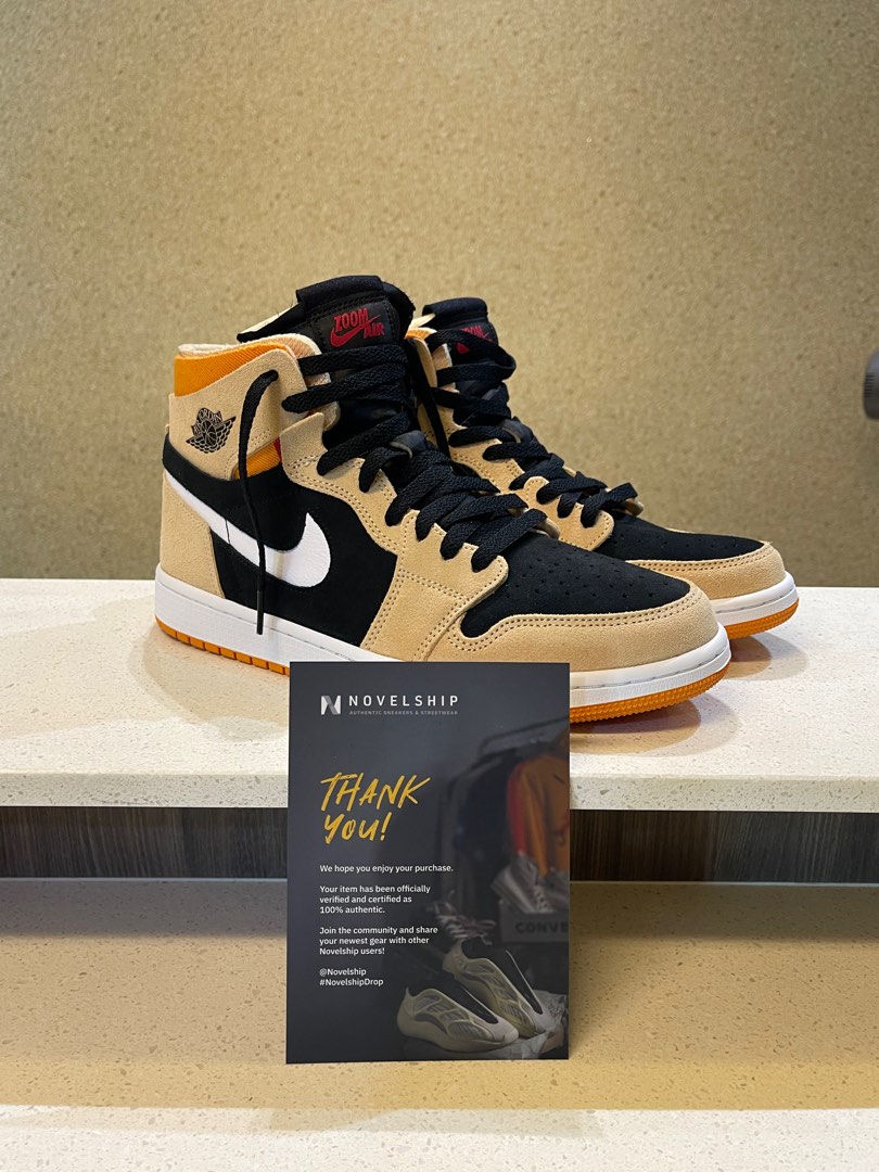 air jordan 1 zoom cmft pumpkin spice