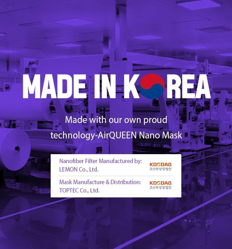 Air Queen KF94 (N95 equivalent) Korea Original Authentic Face Mask