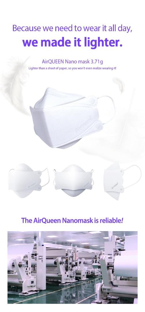 Air Queen KF94 (N95 equivalent) Korea Original Authentic Face Mask