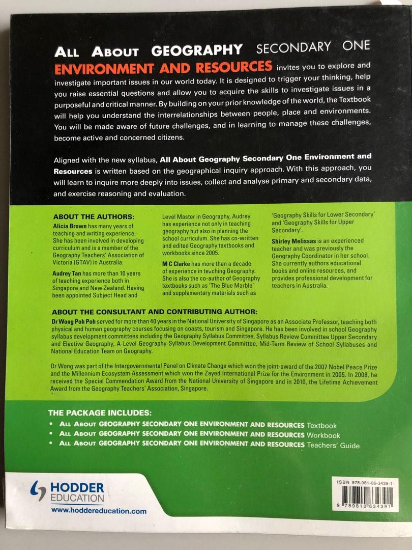 All About Geography Textbook Sec 1, Hobbies & Toys, Books & Magazines