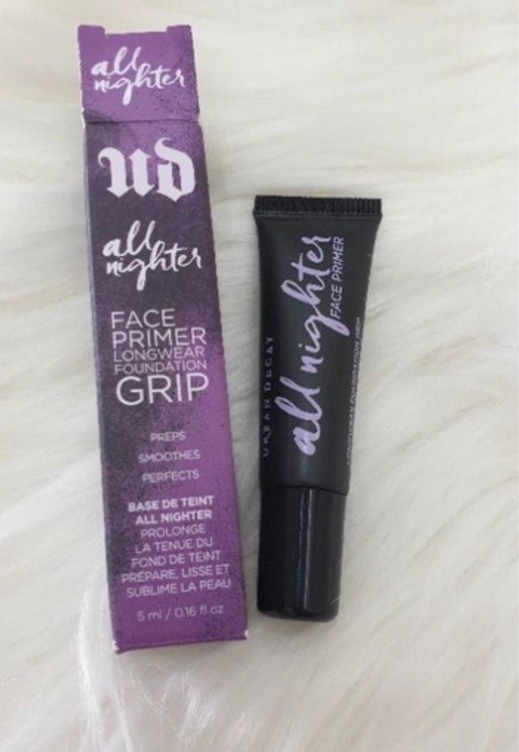 ALL NIGHTER FACE PRIMER LONGWEAR FOUNDATION GRIP SMOOTHS PERFECTS