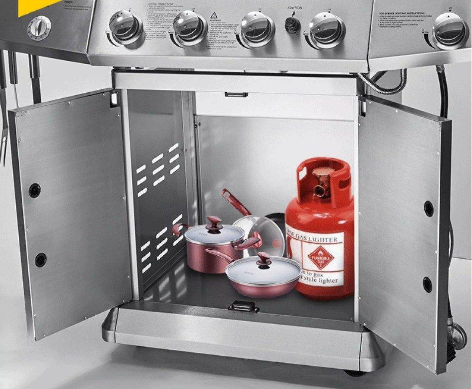 American BBQ Environmental Protection Large Villa Courtyard Grill, TV