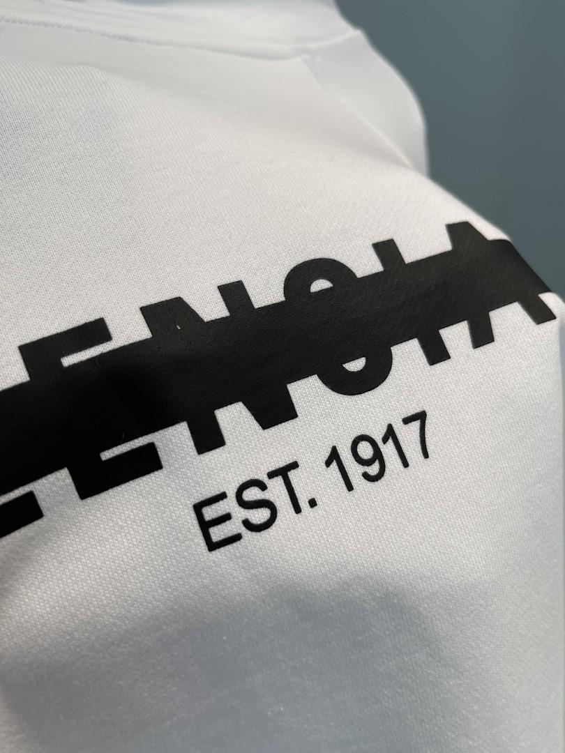 Authentic Balenciaga crossed-out lettering hoodie, Luxury, Apparel on  Carousell