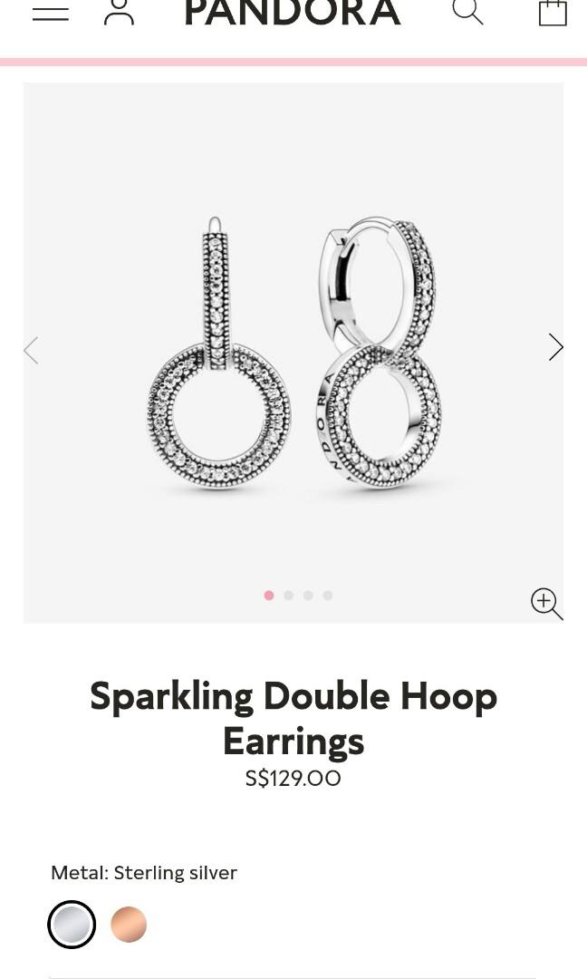 Genuine discount pandora earrings