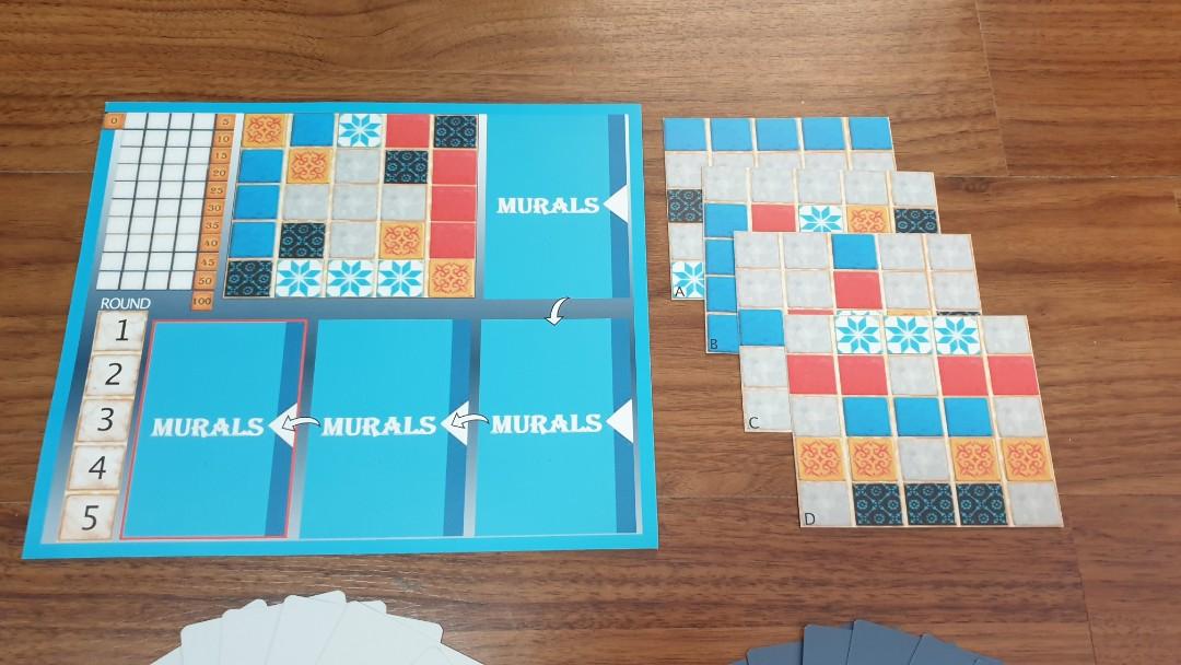 AZUL board game unofficial solo automa, Hobbies & Toys, Toys & Games on Carousell