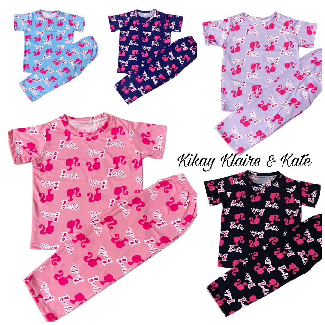 Barbie Prints Terno Pajamas for Kids and Adults, Babies & Kids, Babies & Kids Fashion on Carousell