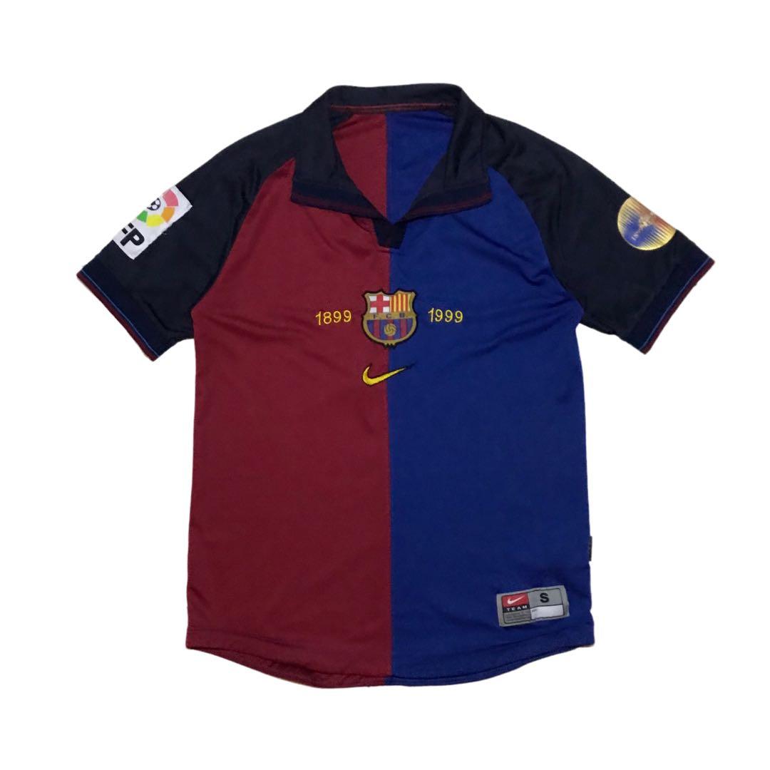 Barcelona Vintage Jersey 1899-1999, Men's Fashion, Activewear on